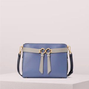 Kate Spade Medium Toujours Crossbody Bag in Celestial Blue/Grey Multicolor